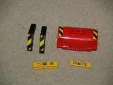 Lego Technic Construction Mine Loader 42049 - sticker pieces only 15361 red