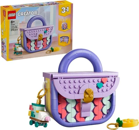 LEGO Creator 3 in 1 Art Fashion Bag with Storage - Building Toy 31391✅US Stock