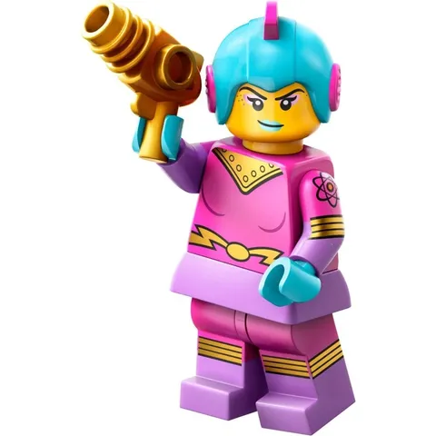 Lego Minifigures Space Series 26 Retro Space Heroine (Opened, Unassembled)