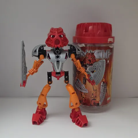 LEGO Bionicle | Tahu Nuva 8572 | Complete Figure w/ Canister | No Manual | 2002 