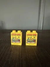 Two 2015 Lego Factory Legoland Discovery Center Souvenir Brick Block Duplo