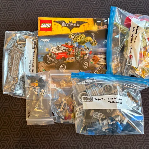 LEGO Batman Movie: Killer Croc Tail-Gator - 70907 - 100% Complete w/ Manual