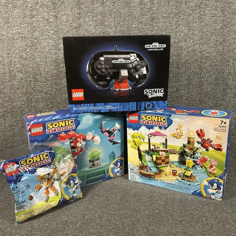 NIB Sealed LEGO Sonic Lot 30676 40769 76992 76996 Kiki Knuckles Amy Genesis