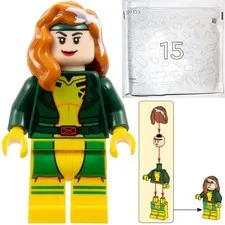 LEGO Rogue minifigure (NEW/NEVER BUILT) X-Men 76281 X-Jet 76294 X-Mansion MARVEL