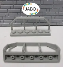(M4/6/3) LEGO 2x 6583 Railway Railing 1x6 old light grey 4555 4564 9371