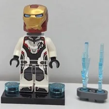 Lego Marvel Iron Man - White Jumpsuit - Sh575 Suit Cmf Complete Pristine