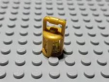 New LEGO Pearl Gold Minifigure Lantern Accessory Piece