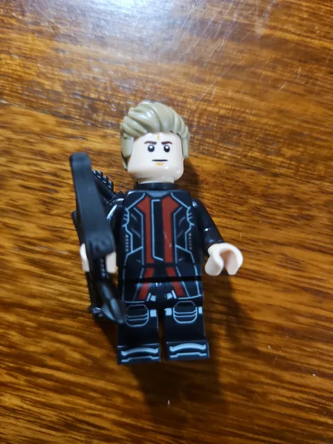 Lego Hawkeye Black And Dark Red Suit Minifigure sh0969 From Set 76291