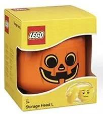 LEGO Halloween Pumpkin Large Storage Head Container New In Boc