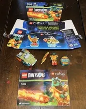 LEGO DIMENSIONS CHIMA - (71223) Cragger & Swamp Skimmer 100% Complete - Working!