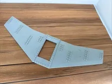Lego Passenger Jet Plane Wing Light Gray 93541-B01 City Airplane Aircraft 2010