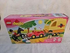 Lego Duplo 10807 Horse Trailer Set Complete!