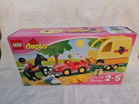 Lego Duplo 10807 Horse Trailer Set Complete!