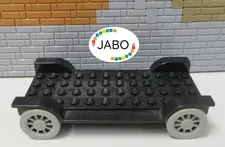 (G13/11) LEGO Fabuland 4362c01 Vehicle Chassis Chassis 6x12 Black 4166