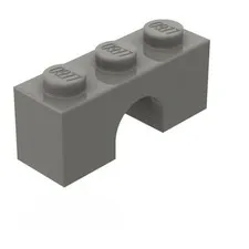 LEGO 24x Dark Gray Arch 1 x 3 inv.627