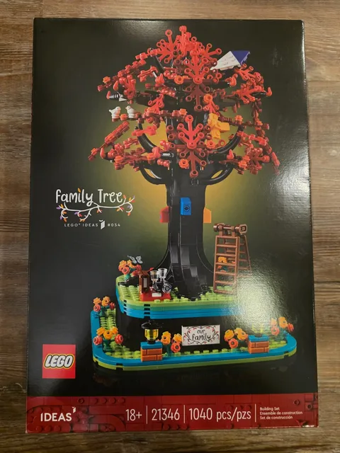 Lego 21346 Ideas Family Tree Building Toy Set, 1040 Pieces - New, Sealed
