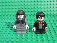 Lot of 2 Lego Harry Potter minifigures Moaning Myrtle + Harry Series HM26