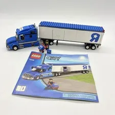 LEGO City Toys R US Semi Truck 7848 w/ Instructions Complete Truck Only Retired