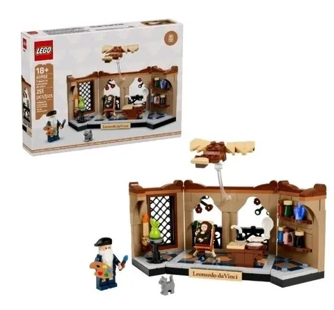 LEGO 40902 Tribute to Leonardo da Vinc Insiders GWP Presale - SHIPS IN A BOX