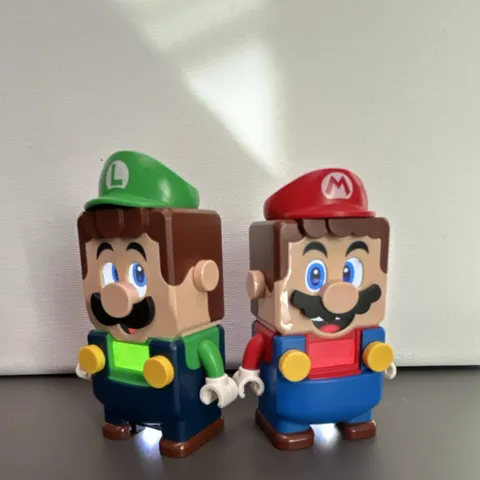 LEGO Super Mario Mario & Luigi Minifigure Interactive Figures, Plastic