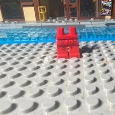 LEGO Red Printed Minifigure Legs Plastic Part Single Piece Replacement
