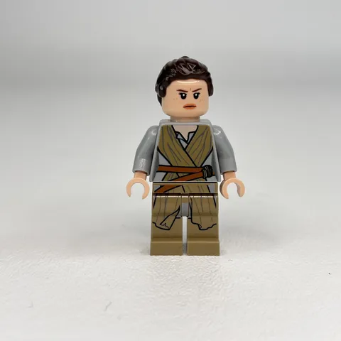 LEGO Rey - Dark Tan tied Robe Minifig Star Wars Ep 7 sw0677 75099
