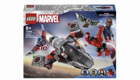 LEGO Marvel 76292 Captain America vs Red Hulk Battle NEW Free Ship Pristine