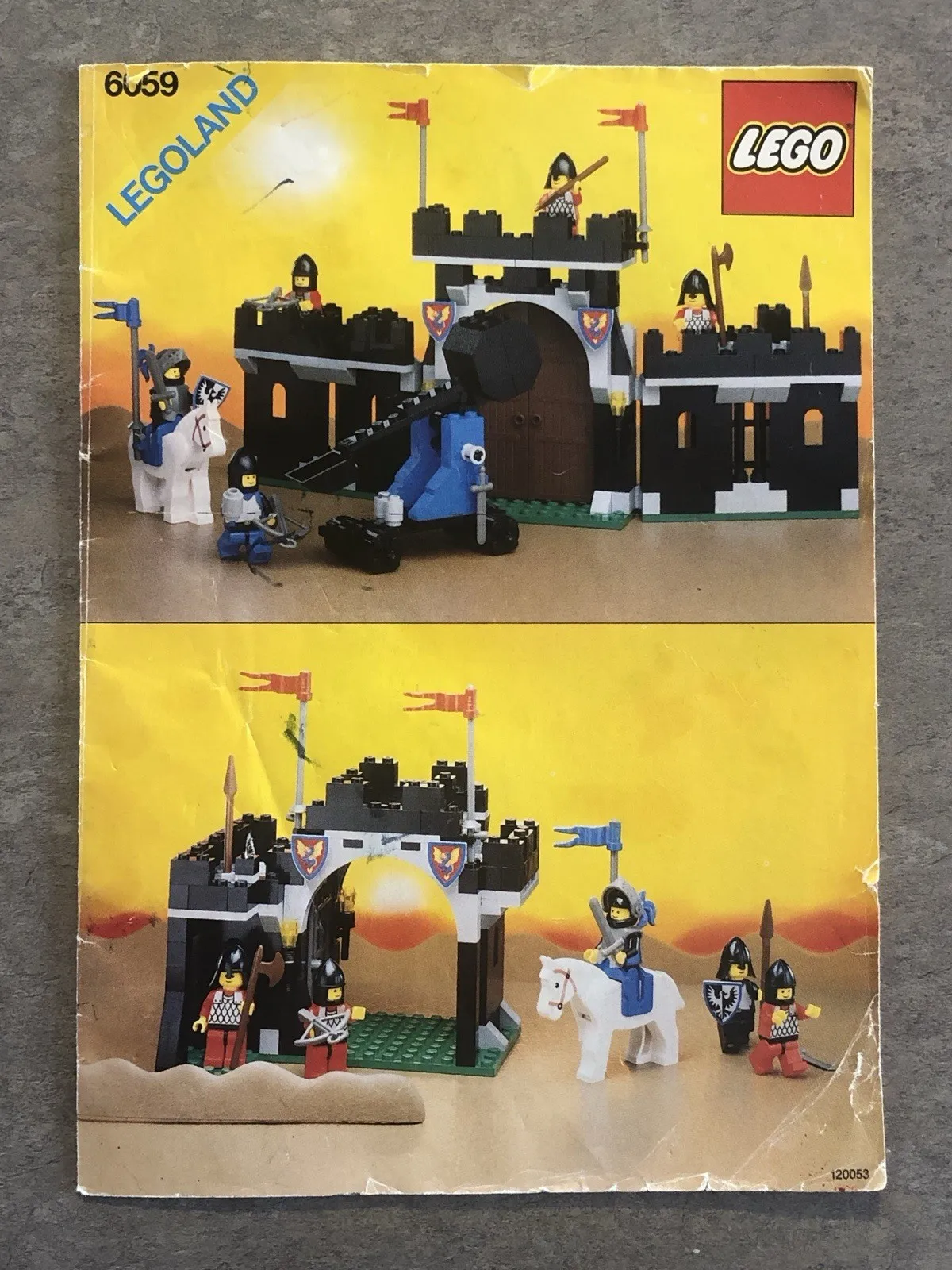 LEGO Castle System 6059 Knight’s Stronghold Instructions Only