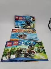 LEGO Legends of Chima Instruction Manuals Lot 70000 70001 70003 Guides