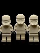 Lego Star Wars Imperial Remnant Minifigure Monochrome Prototype Rare Lot
