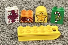 LEGO Duplo Santas Winter Holiday 10847 Christmas Candy Cane Star Presents Sleigh