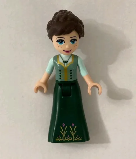 LEGO Disney Princess dp041 ANNA Sand Green Top Dark Green Skirt
