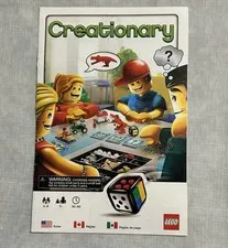 Lego Creationary 3844 Board Game Instruction Manual Only Replacement