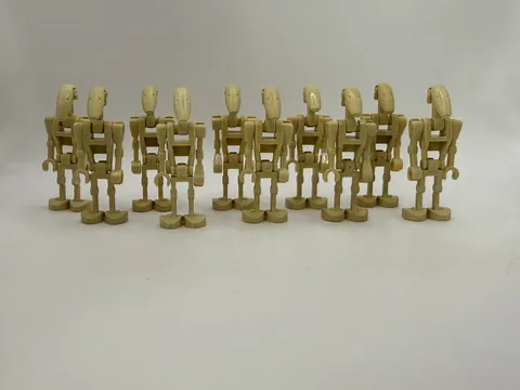 Lego Battle Droid Minifigures Lot of 10 w/ Blasters Minifig Star Wars Authentic
