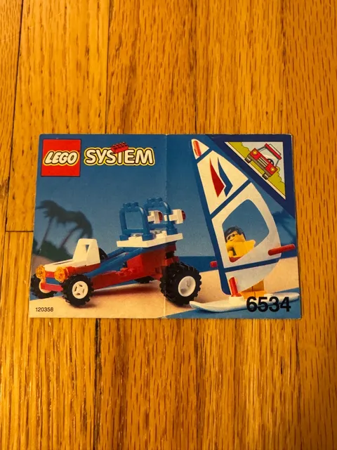 Lego Town Beach Bandit (6534) Instruction Booklet Only