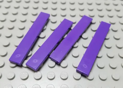 LEGO Lot of 4 Dark Purple 1x6 Tile Pieces Grirls Friends