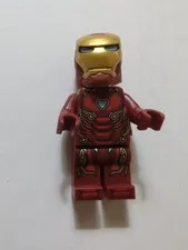 LEGO Super Heroes Iron Man Minifigure Red Marvel Blue Eyes