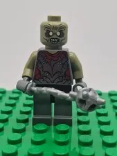 Lego Moria Orc Olive Green Minifigure Lord of the Rings 9473 lor011 Authentic