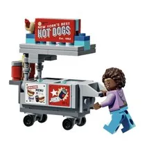 LEGO  76350 Spider-Man Vs Epic Hulk Clash  Hot Dog Vendor