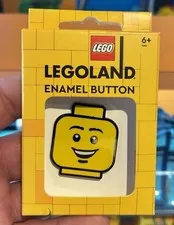 2026 Legoland California Enamel Button LEGO Minifigure Lego Boy New