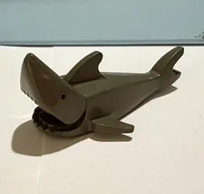 Vintage LEGO Gray Shark Animal Figure Plastic 1-Piece, Shark Character