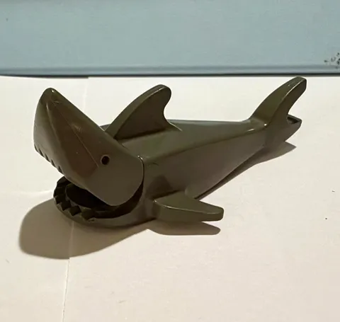 Vintage LEGO Gray Shark Animal Figure Plastic 1-Piece, Shark Character