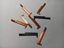 LEGO BULK LOT 8 MINIFIGURE WEAPON SWORD URUK-HAI PEARL DARK GRAY COPPER #10050