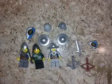 LEGO Castle Minifigures Knight Armor Accessories Lot