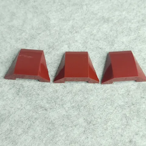 LEGO 64225 Wedge 4 x 3 Triple Curved No Studs Dark Red x3 Genuine