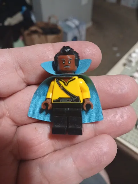 Lego Minifigure Figure Lando Calrissian, Old Cape Star Wars 75257	sw1067