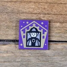 LEGO Harry Potter Tile 2 x 2 Chocolate Frog Card Minerva McGonagall 3068pb1746