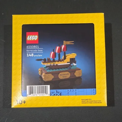 Lego 6550801 Barracuda Seas Insiders Reward Promotional Retired Pirate Ship Mini