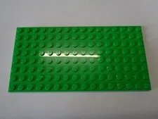 Lego Plate Plate 8 x 16 92438 Bright Green New