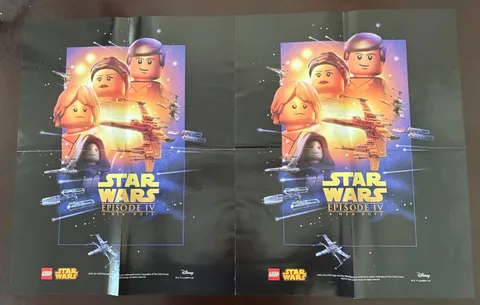 LEGO Star Wars 2 Poster Lot - Episode 4: A New Hope - 16" x 20"